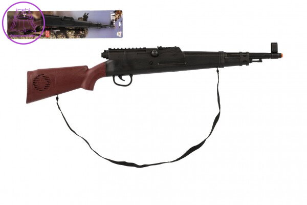 Puška/Pistole klapací plast 71cm na kartě Puška/Pistole klapací plast 71cm na kartě