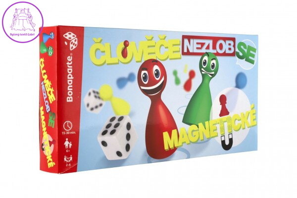 Člověče, nezlob se magnetické plast společenská hra v krabičce 32x16x4cm Člověče, nezlob se magnetické plast společenská hra v krabičce 32x16x4cm