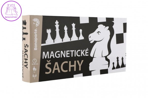 Šachy magnetické plast společenská hra v krabičce 32x16x4cm Šachy magnetické plast společenská hra v krabičce 32x16x4cm