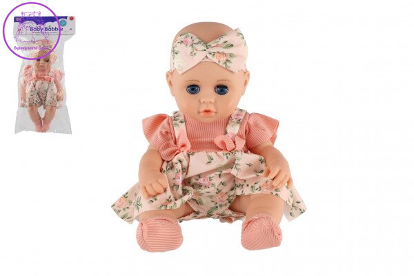 Panenka miminko mrkací plast 30cm pevné tělo v sáčku