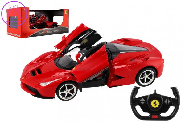 Auto RC LaFerrari RASTAR plast 32cm 2,4GHz na dálk. ovládání na baterie v krab. 43x19x23cm