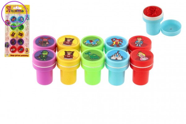 Razítka samotiskací Moje první pohádky plast 10ks 2,5x4cm na kartě Razítka samotiskací Moje první pohádky plast 10ks 2,5x4cm na kartě