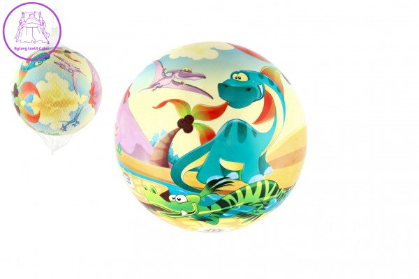 Míč nafouknutý dinosaurus vinyl průměr 22cm v síťce Míč nafouknutý dinosaurus vinyl průměr 22cm v síťce