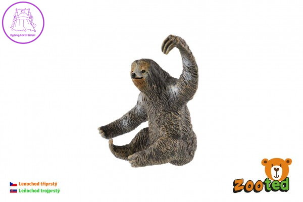 Lenochod tříprstý zooted plast 8cm v sáčku Lenochod tříprstý zooted plast 8cm v sáčku