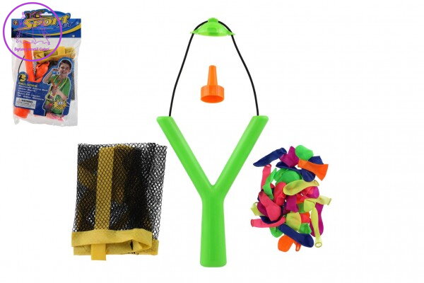 Prak s vodními bombami/balónky 36ks plast 14x19cm 2 barvy v sáčku