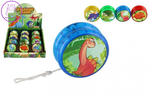 Jojo dinosauři svítící plast 6cm na baterie mix druhů 12ks v boxu Jojo dinosauři svítící plast 6cm na baterie mix druhů 12ks v boxu