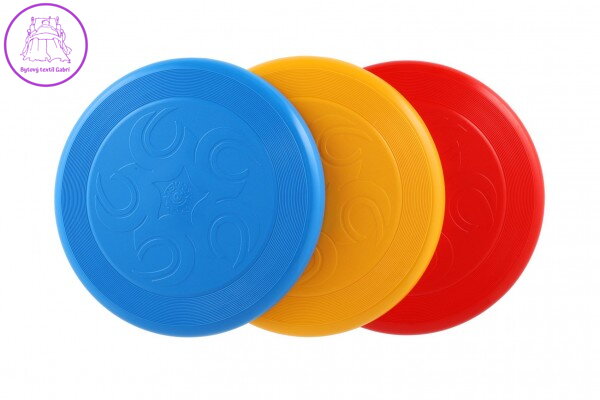 Létající talíř Frisbee plast 23cm 4 barvy 12m+ Létající talíř Frisbee plast 23cm 4 barvy 12m+