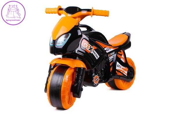Odrážedlo motorka oranžovo-černá plast v sáčku 35x53x74cm 24m+ Odrážedlo motorka oranžovo-černá plast v sáčku 35x53x74cm 24m+