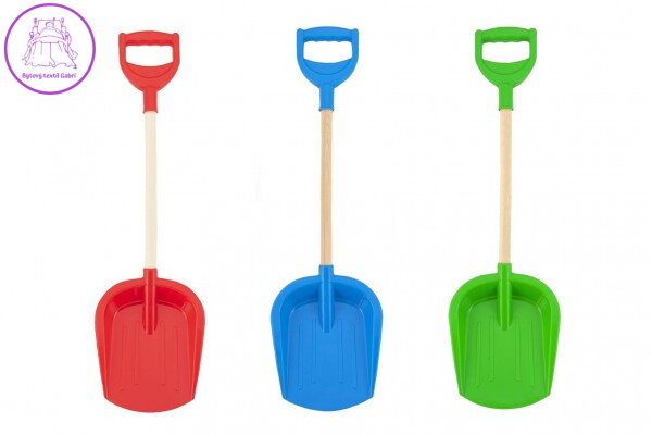 Lopatka na písek plast/dřevo 3 barvy 19x64x7cm 12m+ Lopatka na písek plast/dřevo 3 barvy 19x64x7cm 12m+