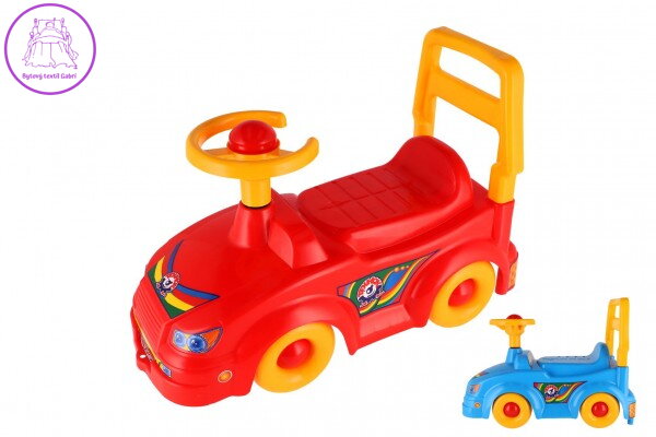 Odrážedlo auto plast 25x57x36cm 2 barvy v sáčku od 12 do 35 měsíců Odrážedlo auto plast 25x57x36cm 2 barvy v sáčku od 12 do 35 měsíců
