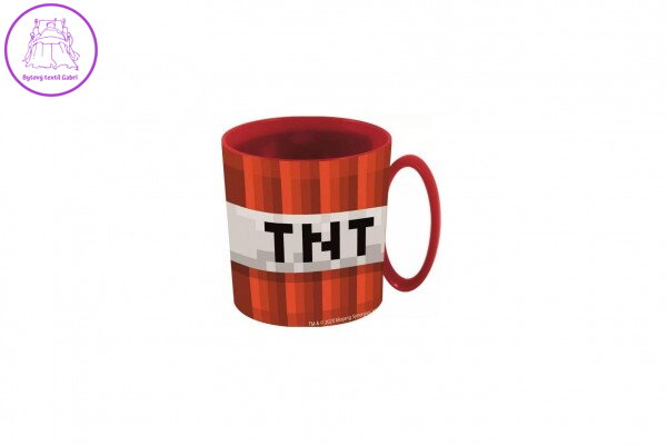 Hrnek plastový Minecraft 390 ml červený 8x9x11cm Hrnek plastový Minecraft 390 ml červený 8x9x11cm