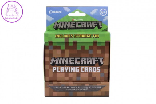 Hrací karty Minecraft v krabičce 11x15,5x2,5cm Hrací karty Minecraft v krabičce 11x15,5x2,5cm