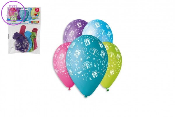 Balonek/Balonky nafukovací s potiskem 13'' průměr 33cm v sáčku Balonek/Balonky nafukovací s potiskem 13'' průměr 33cm v sáčku