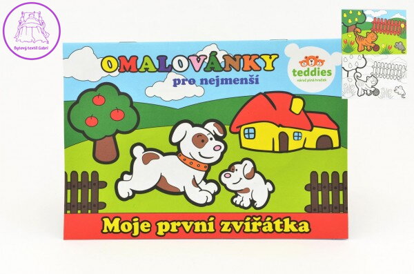 Omalovánky Moje první zvířátka 8 listů 21x14,5cm MPZ Omalovánky Moje první zvířátka 8 listů 21x14,5cm MPZ