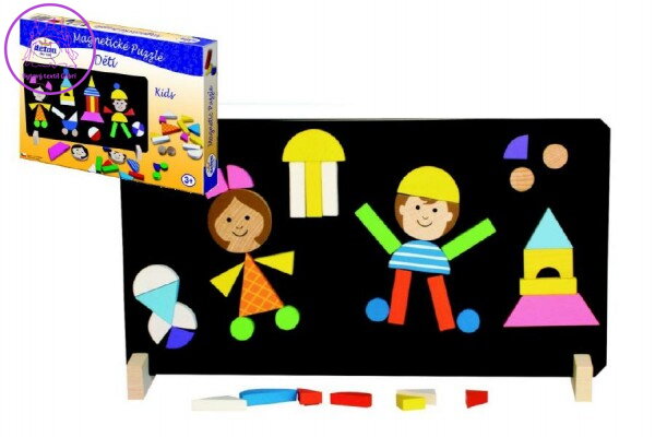 Magnetické puzzle děti v krabici 33x23x3,5cm Magnetické puzzle děti v krabici 33x23x3,5cm
