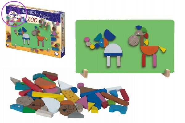 Magnetické puzzle ZOO v krabici 33x23x3,5cm Magnetické puzzle ZOO v krabici 33x23x3,5cm
