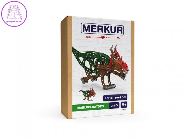 Stavebnice MERKUR Diabloceratops 284ks v krabici 13x18x5cm
