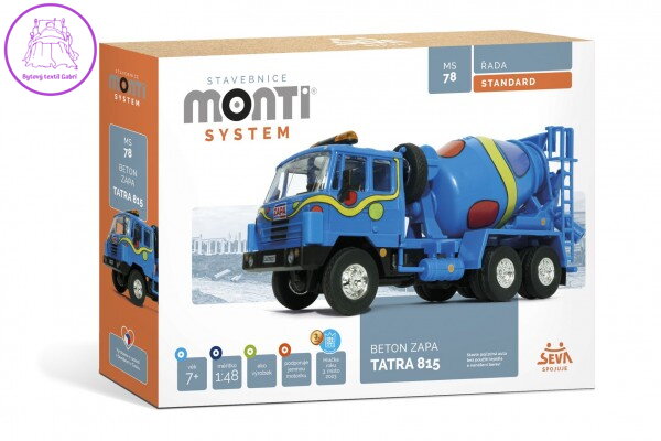 Stavebnice Monti System MS 78 Tatra 815 Zapa beton 1:48 v krabici 32x22x8cm Stavebnice Monti System MS 78 Tatra 815 Zapa beton 1:48 v krabici 32x22x8cm