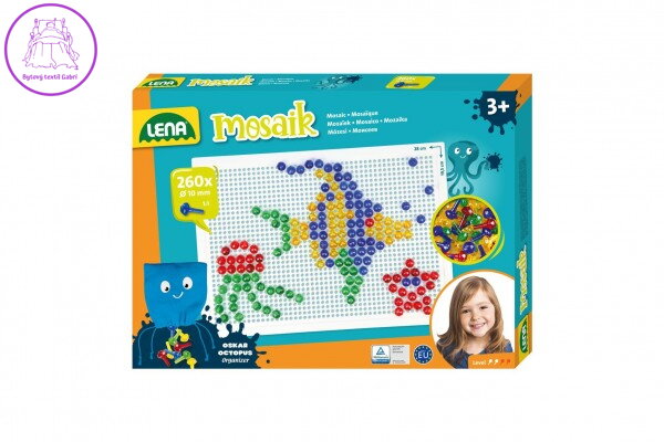 Mozaika klobouček 1cm krystal 260ks v krabici 33x24x3,5cm Mozaika klobouček 1cm krystal 260ks v krabici 33x24x3,5cm