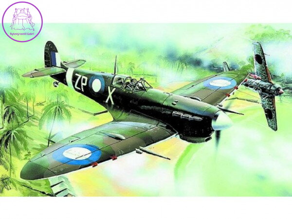 Model Supermarine Spitfire MK.VC 12,8x15,3cm v krabici 25x14,5x4,5cm Model Supermarine Spitfire MK.VC 12,8x15,3cm v krabici 25x14,5x4,5cm