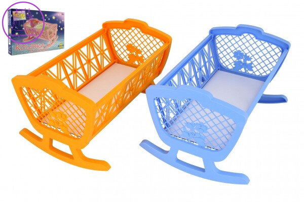 Kolébka pro panenky bez soupravy plast 47x35x30cm v krabici 48x32x8cm Kolébka pro panenky bez soupravy plast 47x35x30cm v krabici 48x32x8cm