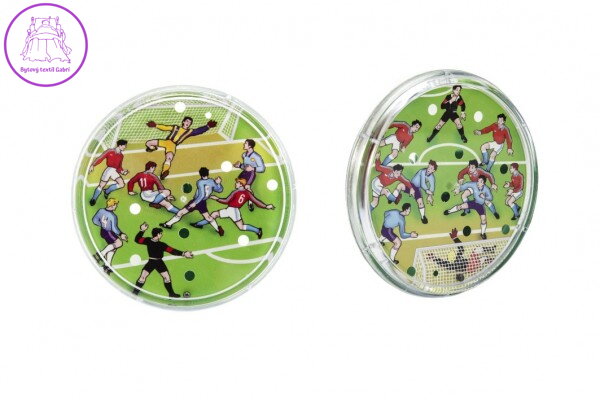 Kopaná/Fotbal kopaná hra hlavolam plast průměr 9cm Kopaná/Fotbal kopaná hra hlavolam plast průměr 9cm