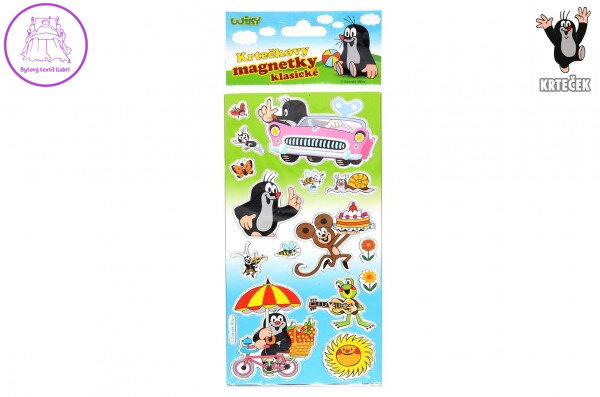 Magnety sada Krtek 2D plast/kov v sáčku 10,5x27cm Magnety sada Krtek 2D plast/kov v sáčku 10,5x27cm