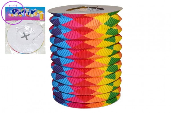 Lampion válec 15cm v sáčku karneval Lampion válec 15cm v sáčku karneval
