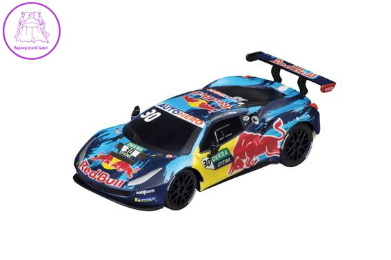 Auto Carrera GO!!! Ferrari 488 GT3 Red Bull plast 11cm na kartě Auto Carrera GO!!! Ferrari 488 GT3 Red Bull plast 11cm na kartě