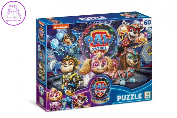 Puzzle Tlapková patrola/Paw Patrol 23x32cm 60 dílků v krabičce 15x18x6cm Puzzle Tlapková patrola/Paw Patrol 23x32cm 60 dílků v krabičce 15x18x6cm