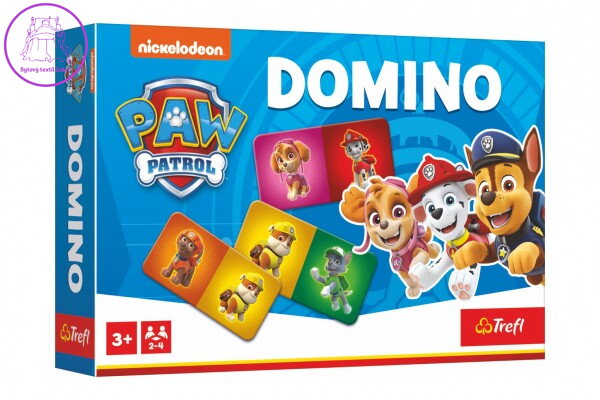 Domino papírové Tlapková patrola/Paw Patrol 21 kartiček společenská hra v krabici 21x14x4cm Domino papírové Tlapková patrola/Paw Patrol 21 kartiček společenská hra v krabici 21x14x4cm