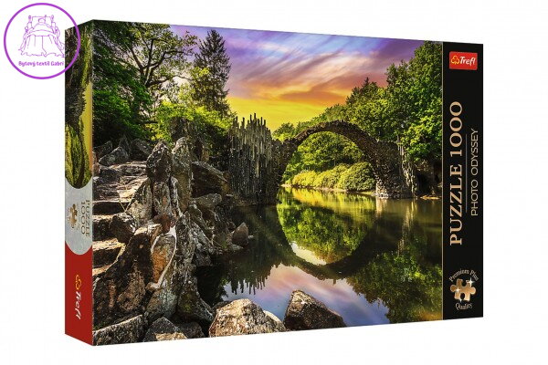 Puzzle Premium Plus - Photo Odyssey: Most v Kromlau,Německo 1000 dílků 68,3x48cm v krabici 40x27x6cm Puzzle Premium Plus - Photo Odyssey: Most v Kromlau,Německo 1000 dílků 68,3x48cm v krabici 40x27x6cm