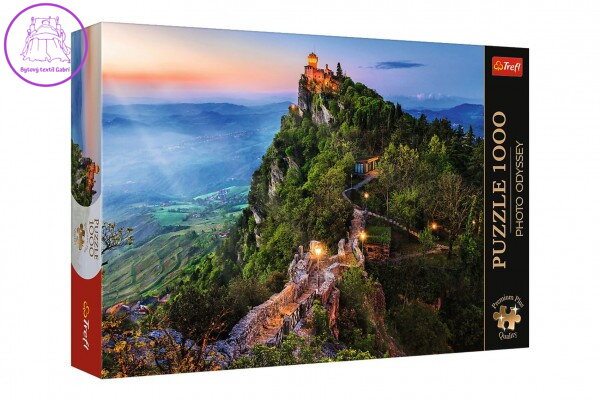 Puzzle Premium Plus - Photo Odyssey: Cesta Tower,San Marino 1000 dílků 68,3x48cm v krabici 40x27x6cm Puzzle Premium Plus - Photo Odyssey: Cesta Tower,San Marino 1000 dílků 68,3x48cm v krabici 40x27x6cm