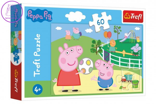 Puzzle Prasátko Peppa/Peppa Pig Zábava s přáteli 33x22cm 60 dílků v krabičce 21x14x4cm Puzzle Prasátko Peppa/Peppa Pig Zábava s přáteli 33x22cm 60 dílků v krabičce 21x14x4cm