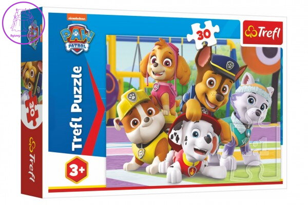 Puzzle Tlapková patrola vždy včas/Paw Patrol 27x20cm 30 dílků v krabičce 21x14x4cm Puzzle Tlapková patrola vždy včas/Paw Patrol 27x20cm 30 dílků v krabičce 21x14x4cm