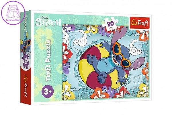 Puzzle Lilo&Stitch na dovolené 27x20cm 30 dílků v krabičce 21x14x4cm Puzzle Lilo&Stitch na dovolené 27x20cm 30 dílků v krabičce 21x14x4cm