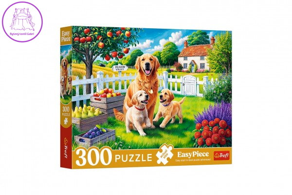 Puzzle Psi na venkově 300dílků 60x40cm v krabici 34x26x5cm Puzzle Psi na venkově 300dílků 60x40cm v krabici 34x26x5cm