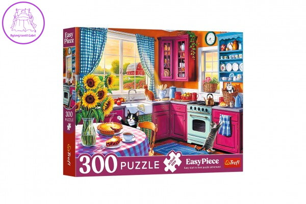 Puzzle Ráno v kuchyni 300dílků 60x40cm v krabici 34x26x5cm Puzzle Ráno v kuchyni 300dílků 60x40cm v krabici 34x26x5cm