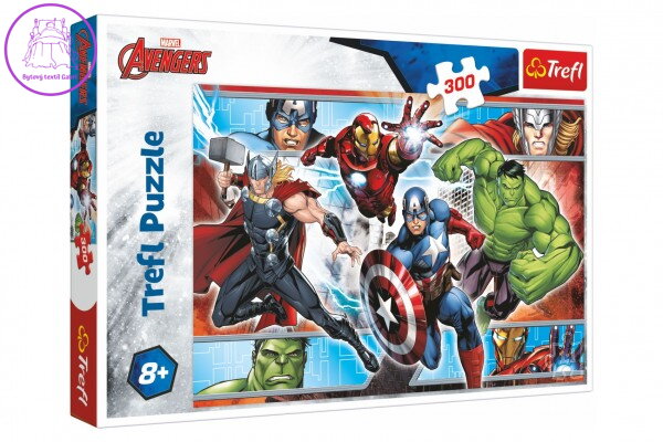Puzzle Avengers 300dílků 60x40cm v krabici 40x27x4cm Puzzle Avengers 300dílků 60x40cm v krabici 40x27x4cm