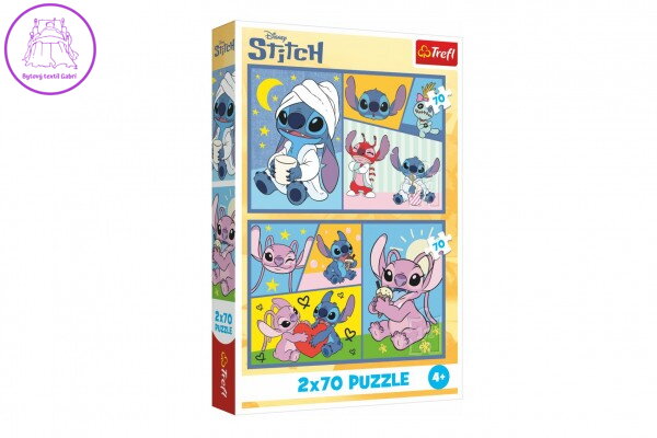 Puzzle 2x70 Lilo&Stitch - Se Stitchem není nuda 27,5x18cm v krabici 19x29x4cm Puzzle 2x70 Lilo&Stitch - Se Stitchem není nuda 27,5x18cm v krabici 19x29x4cm