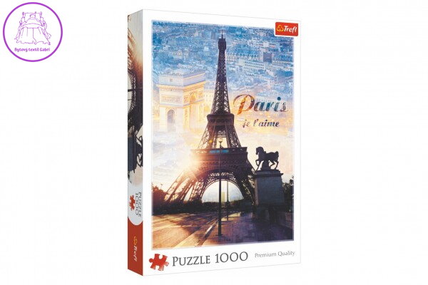 Puzzle Paříž o soumraku 1000 dílků 48x68,3cm v krabici 27x40x6cm Puzzle Paříž o soumraku 1000 dílků 48x68,3cm v krabici 27x40x6cm