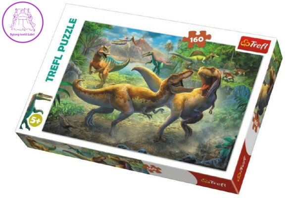 Puzzle Dinosauři/Tyranosaurus 41x27,5cm 160 dílků v krabici 29x19x4cm Puzzle Dinosauři/Tyranosaurus 41x27,5cm 160 dílků v krabici 29x19x4cm