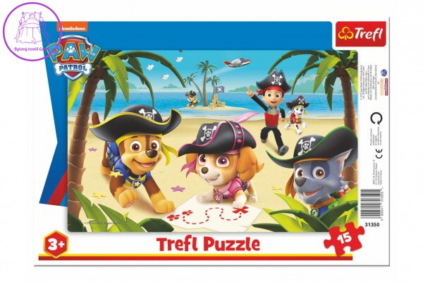 Puzzle deskové Přátelé z Tlapkové patroly/Paw Patrol 33x23cm 15 dílků Puzzle deskové Přátelé z Tlapkové patroly/Paw Patrol 33x23cm 15 dílků