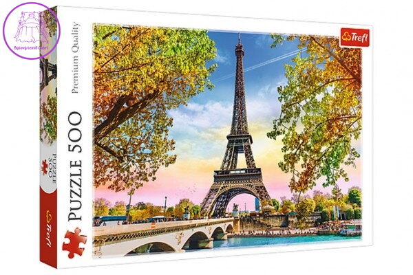 Puzzle Romantická Paříž 500 dílků 48x34cm v krabici 40x26,5x4,5cm Puzzle Romantická Paříž 500 dílků 48x34cm v krabici 40x26,5x4,5cm