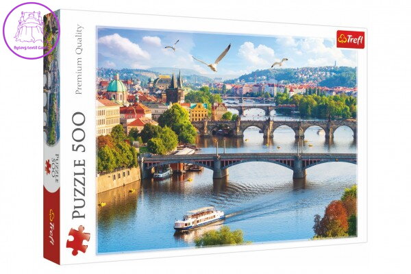 Puzzle Praha, Česká Republika 500 dílků 48x34cm v krabici 40x27x4,5cm Puzzle Praha, Česká Republika 500 dílků 48x34cm v krabici 40x27x4,5cm