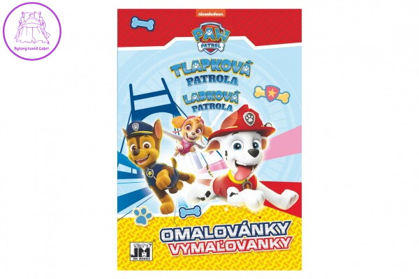 Omalovánky Paw Patrol/Tlapková patrola A5 15x21cm Omalovánky Paw Patrol/Tlapková patrola A5 15x21cm
