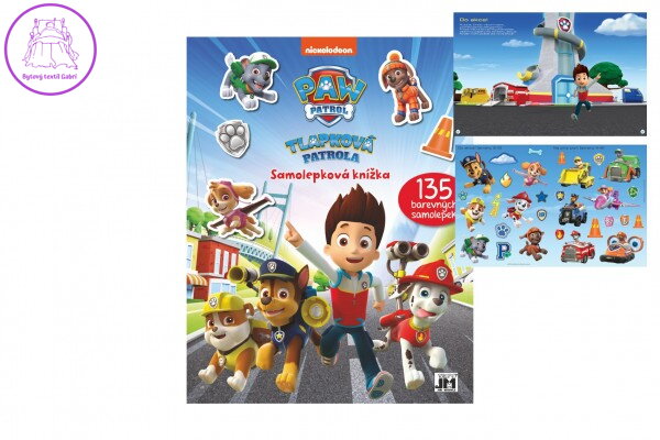 Samolepková knížka Tlapková patrola/Paw Patrol 21,5x27,5cm Samolepková knížka Tlapková patrola/Paw Patrol 21,5x27,5cm