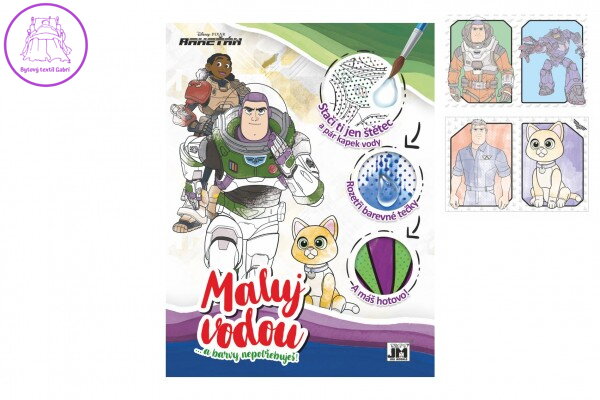 Omalovánky Maluj vodou! Buzz Rakeťák 22x29cm Omalovánky Maluj vodou! Buzz Rakeťák 22x29cm