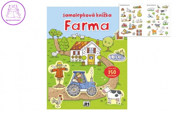 Samolepková knížka Farma 21,5x28cm Samolepková knížka Farma 21,5x28cm
