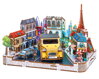 2Kids Toys 3D dřevěná skládačka Miniaturní scéna Evropské městečko